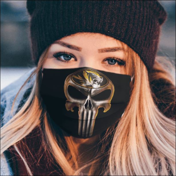 Mizzou Tigers The Punisher face mask