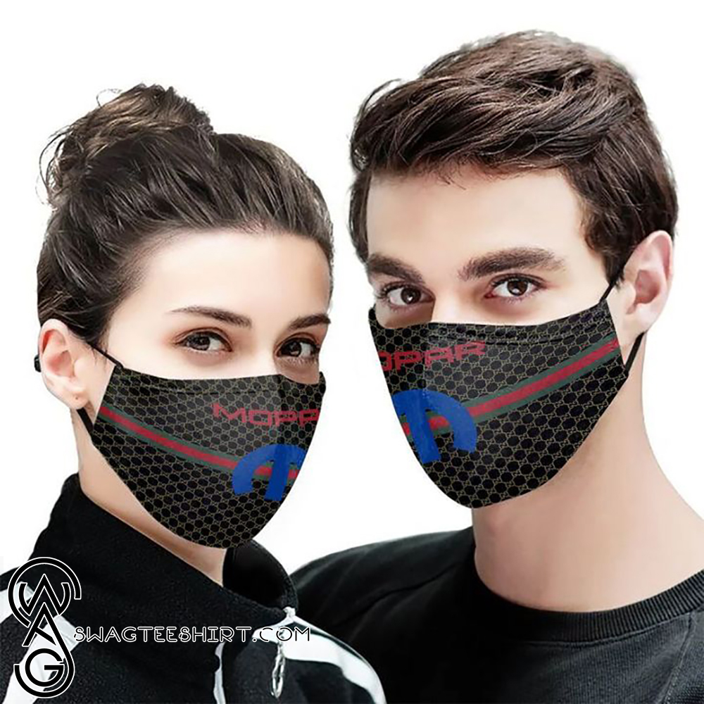 Mopar symbol anti-dust cotton face mask