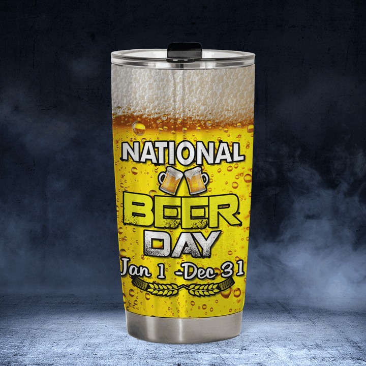National beer day jan 1 dec 31 tumbler