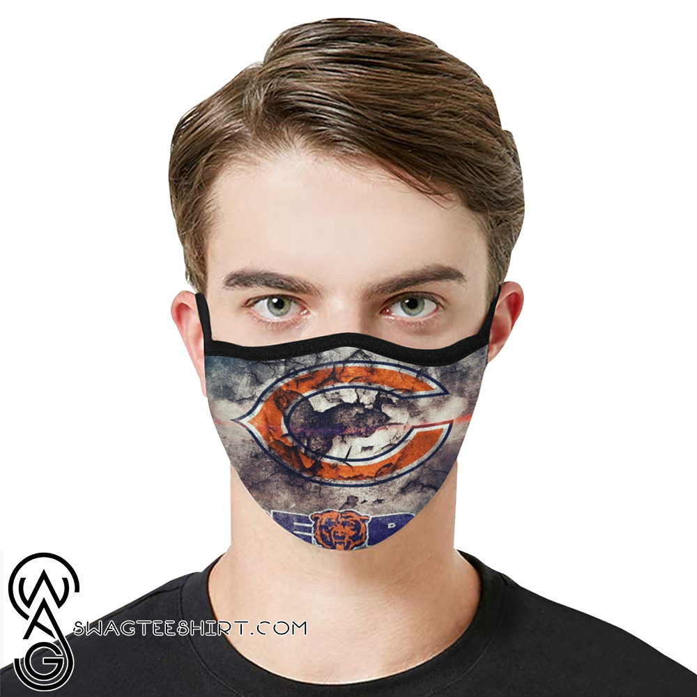National football league chicago bears full printing face mask – maria