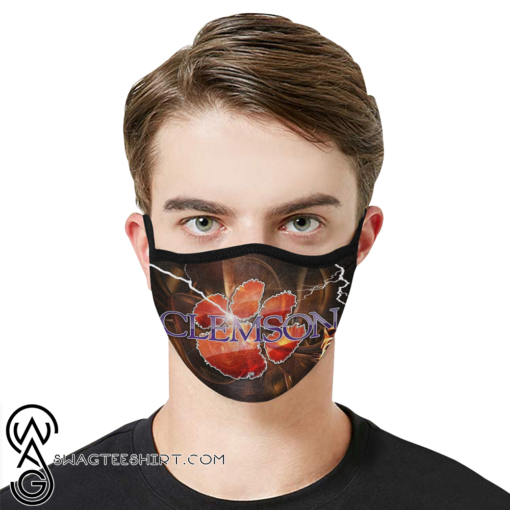 National football league clemson tigers full printing face mask – maria