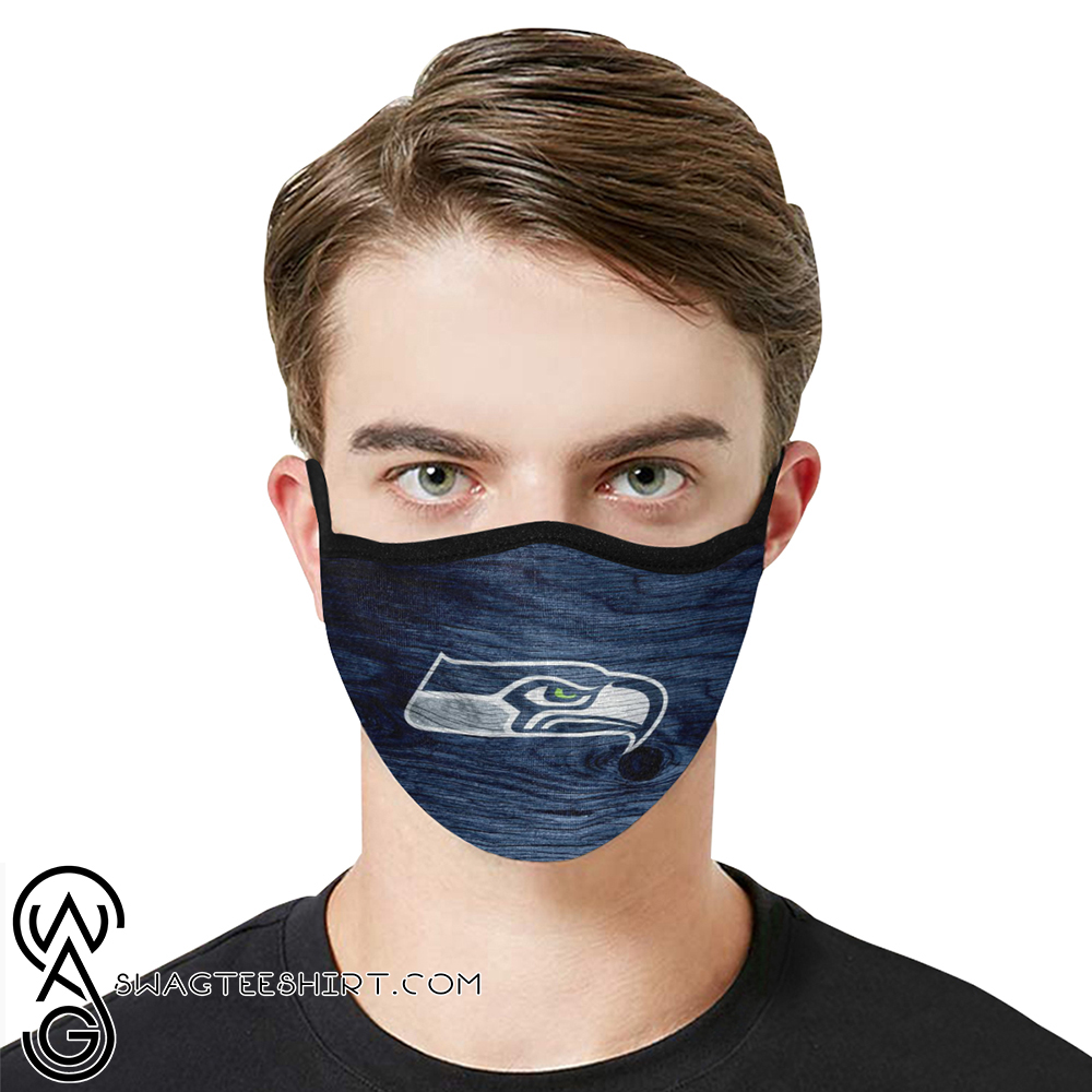 National football league seattle seahawks team cotton face mask