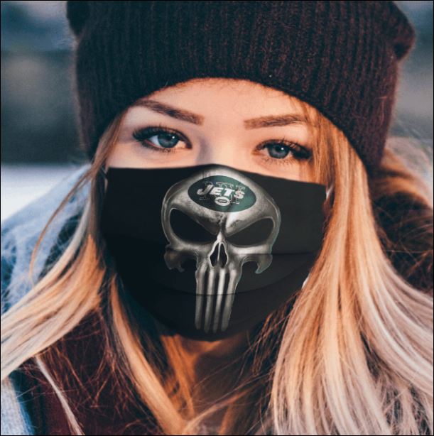 New York Jets The Punisher face mask