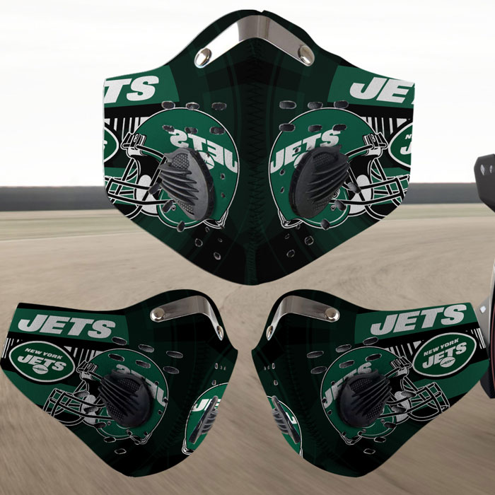 New York Jets filter face mask
