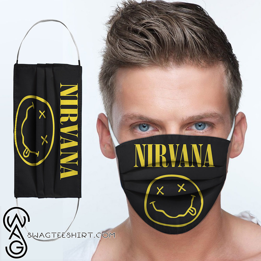 Nirvana rock band face mask – maria