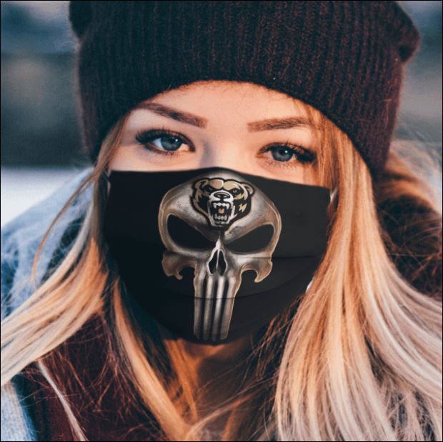 Oakland Golden Grizzlies The Punisher face mask