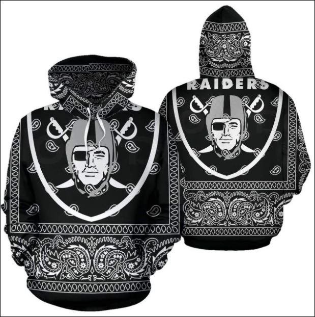 Oakland Raiders 3D hoodie