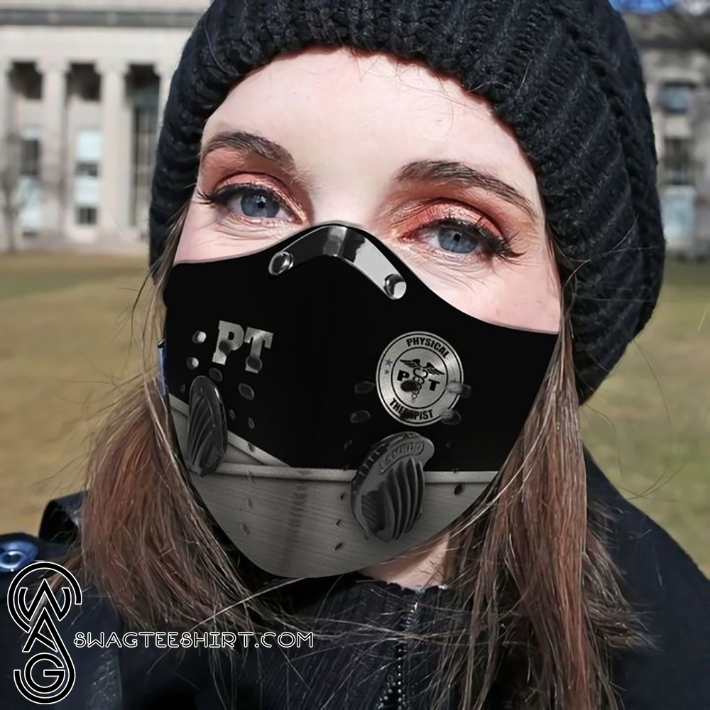Physical therapy metal filter activated carbon face mask