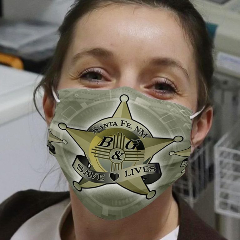 Santa Fe BG and save lives face mask