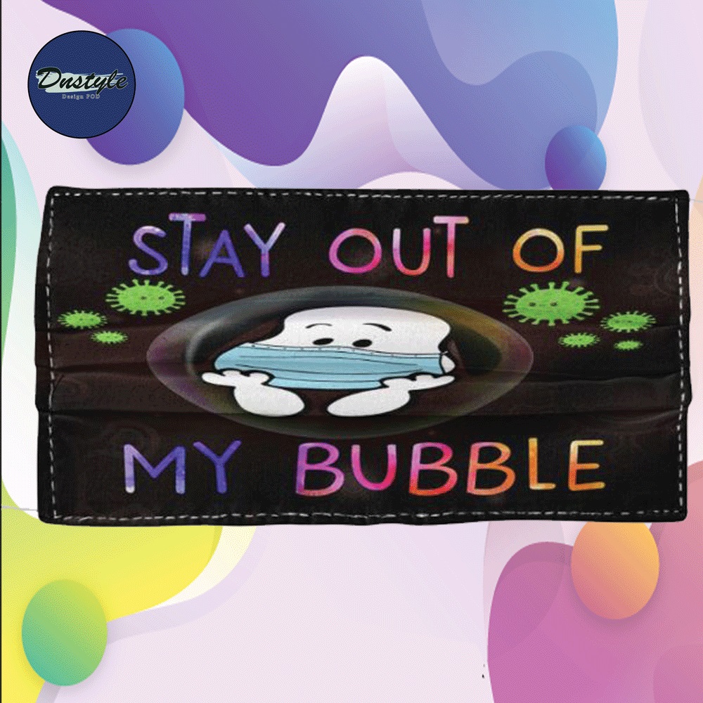 Snoopy stay out of my bubble cloth face mask – dnstyles