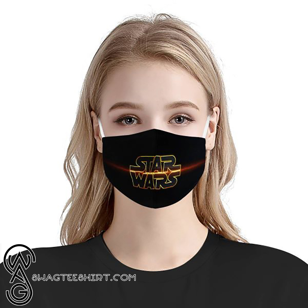 Star wars logo anti-dust cotton face mask