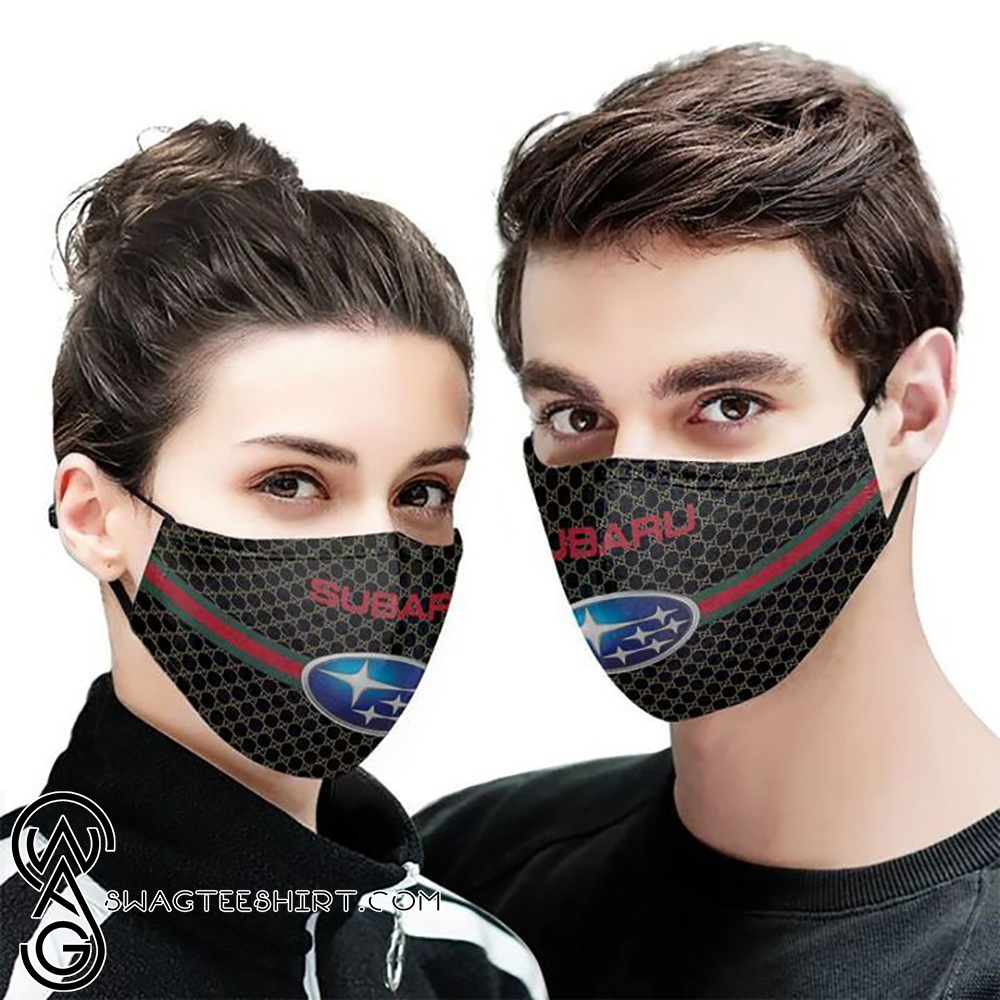 Subaru symbol anti-dust cotton face mask