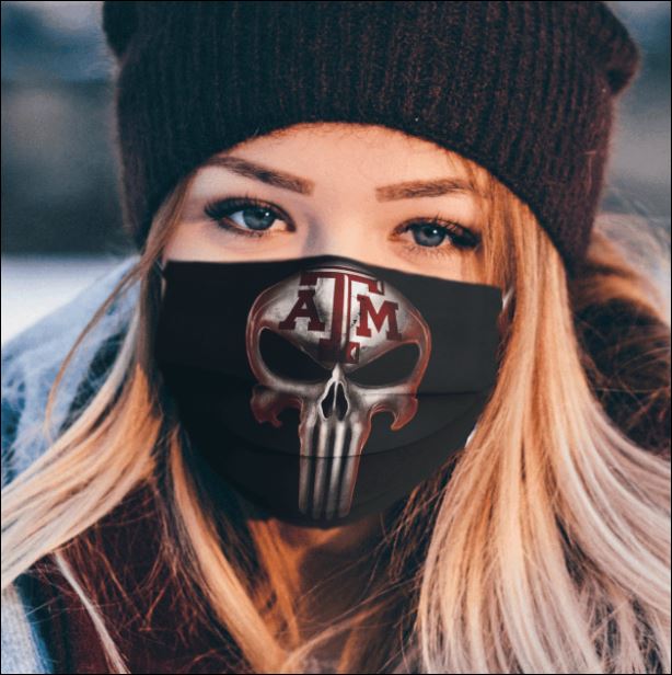 Texas AM Aggies The Punisher face mask