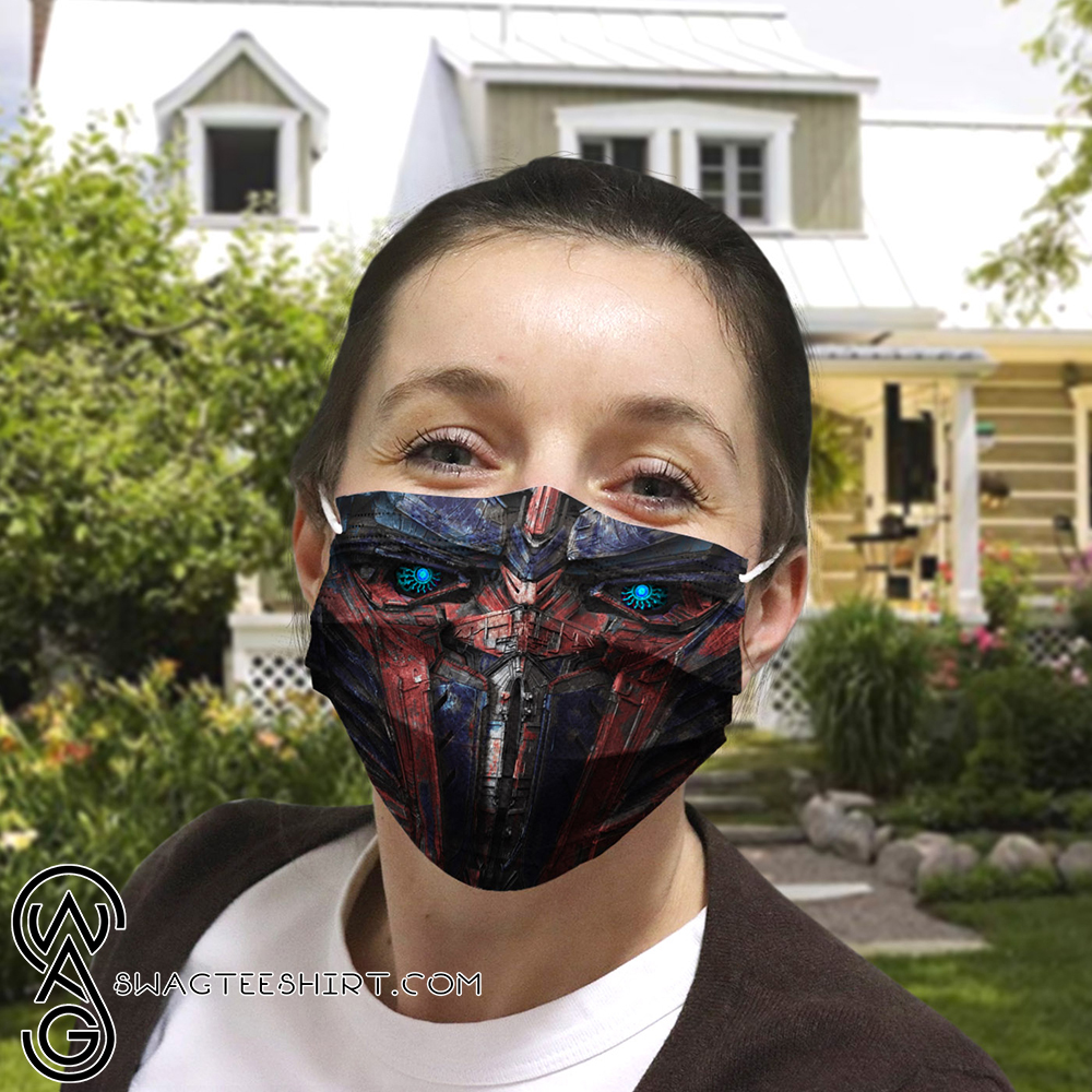 Transformers optimus prime anti-dust cotton face mask