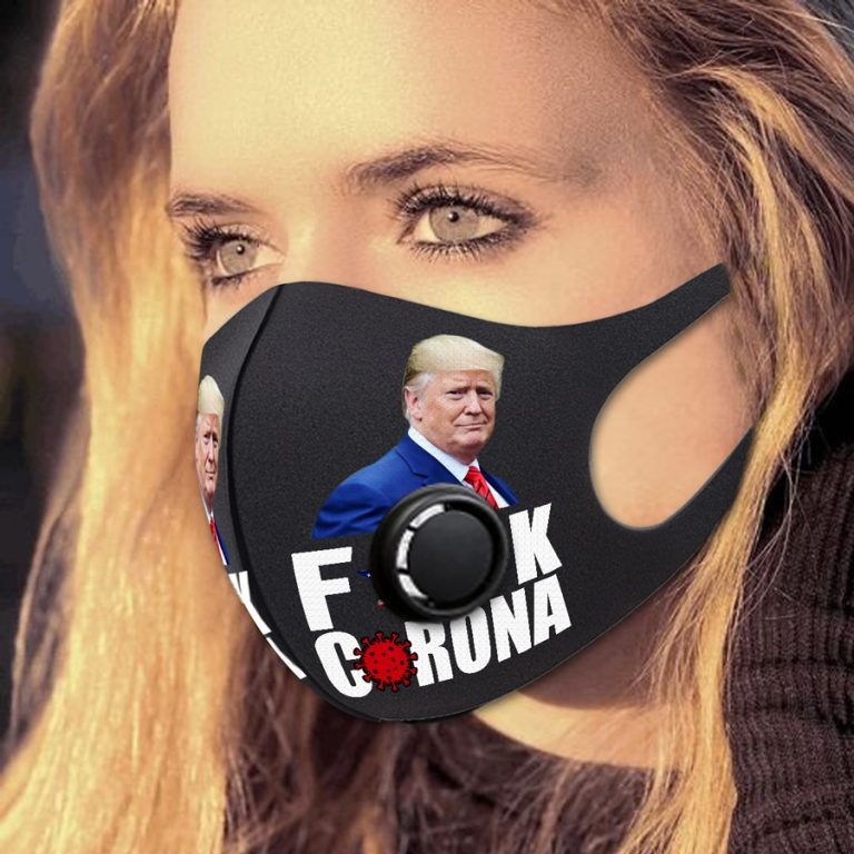 Trump fuck corona face mask