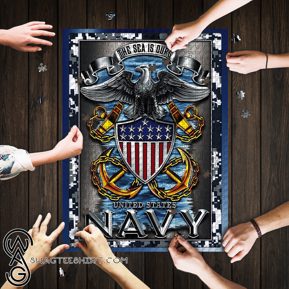 United states navy the sea is ours jigsaw puzzle – maria