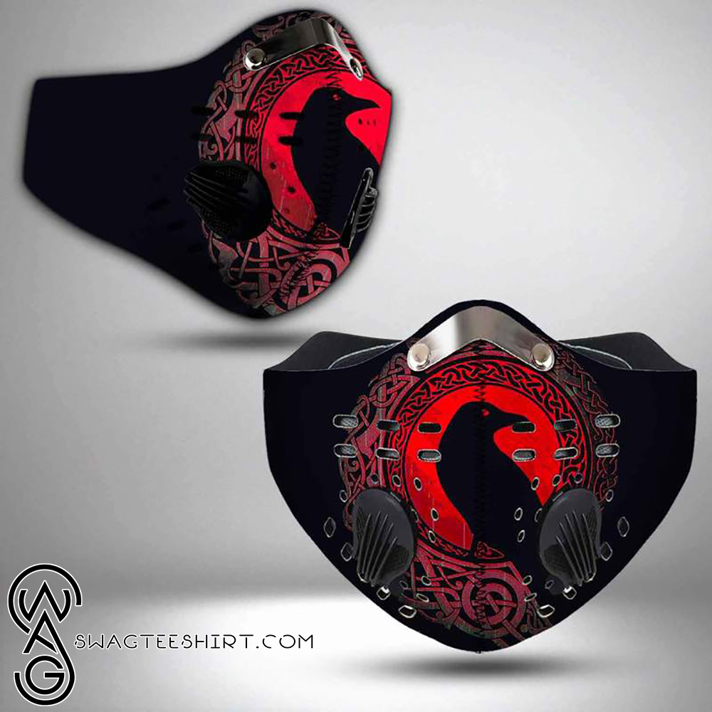 Viking raven filter activated carbon face mask