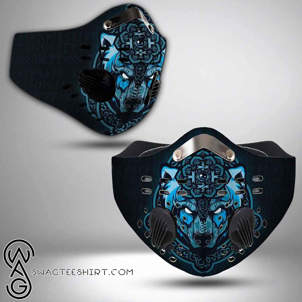 Viking wolf filter activated carbon face mask