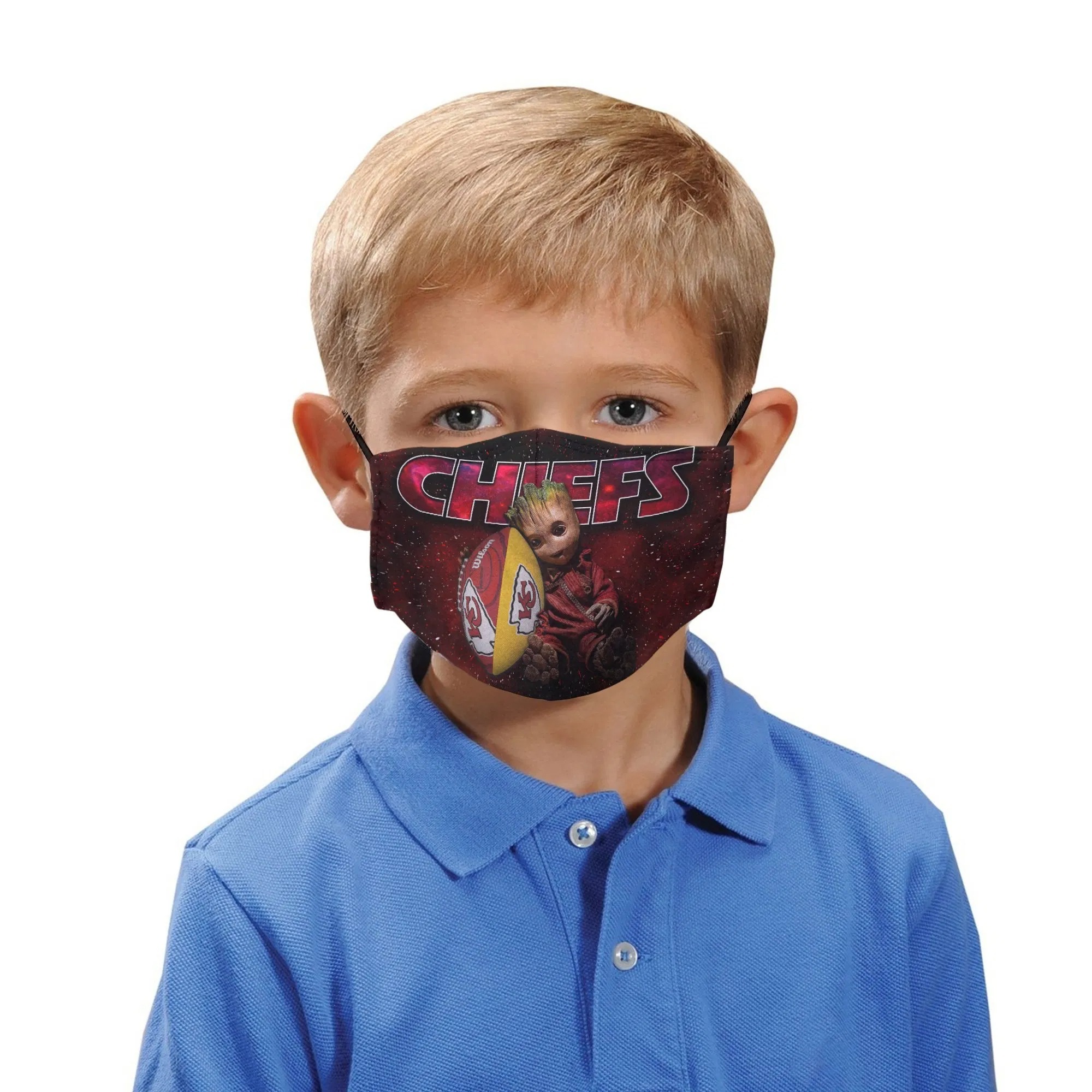 Baby Groot Kansas City Chiefs Face Masks