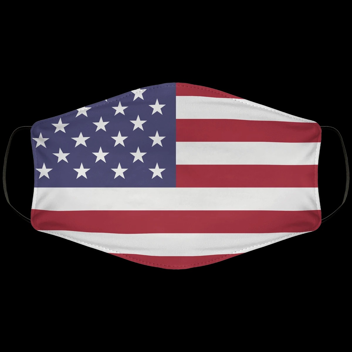 American flag cloth face mask