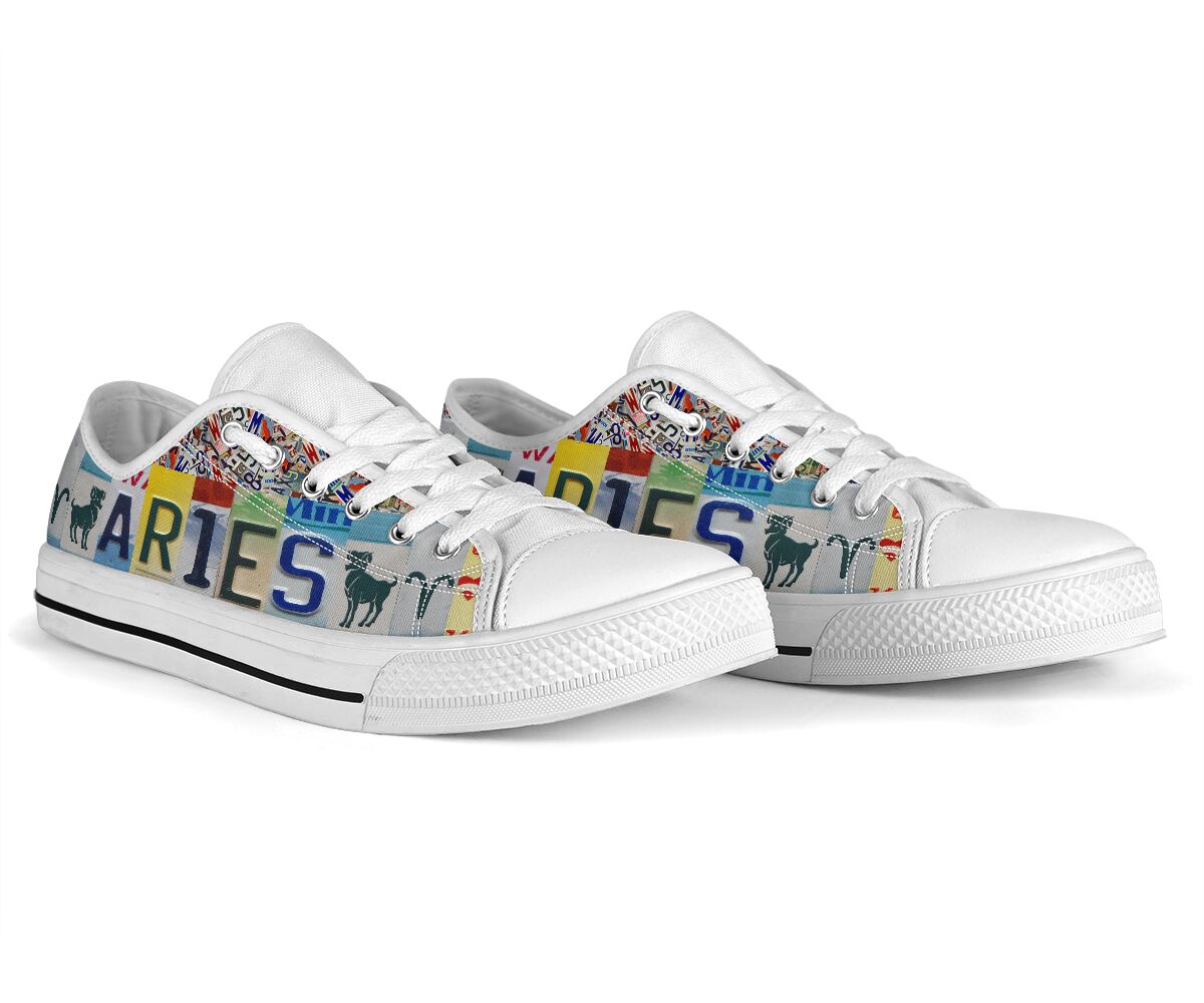Aries license plates low top shoes - pic 4