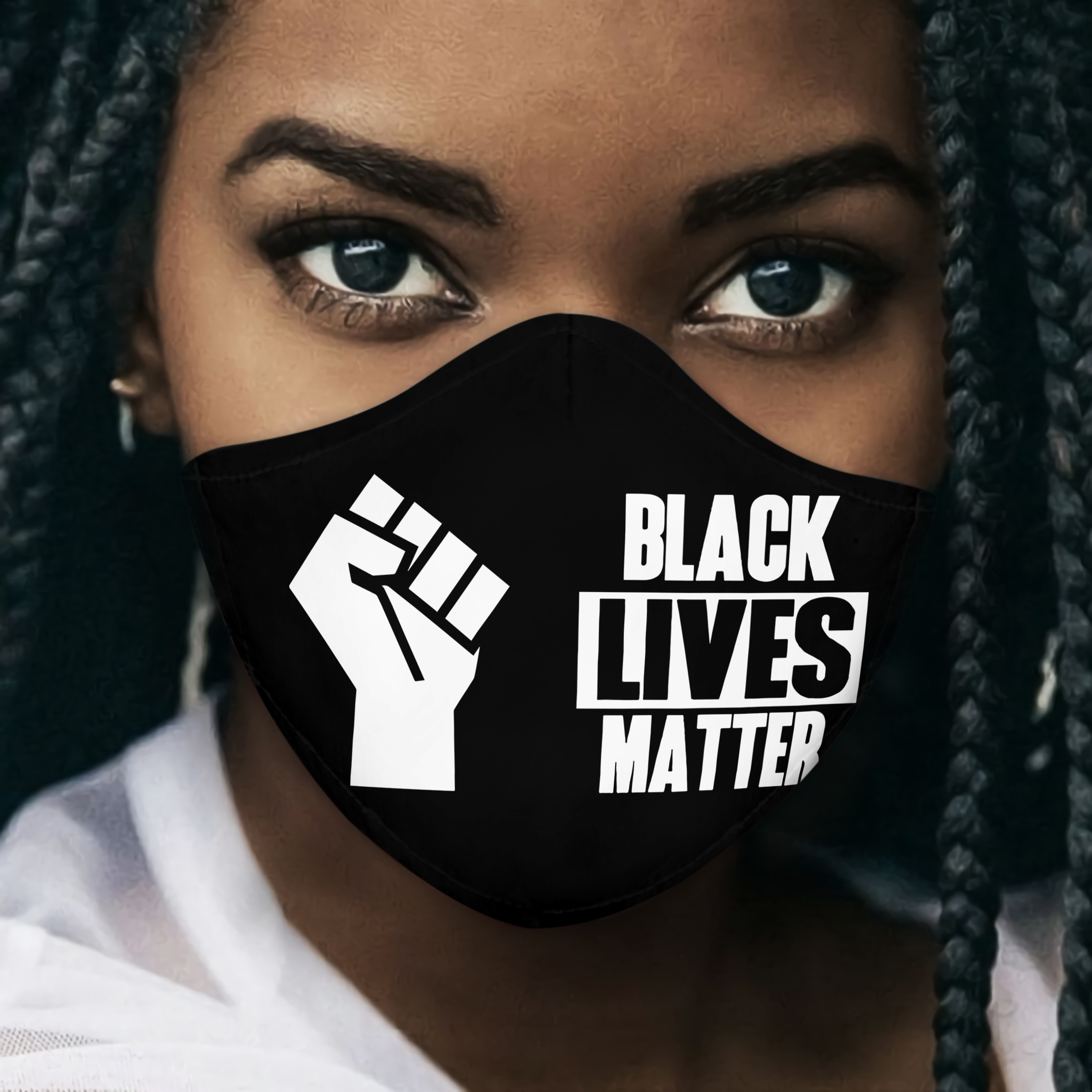 Black lives matter 3d face mask