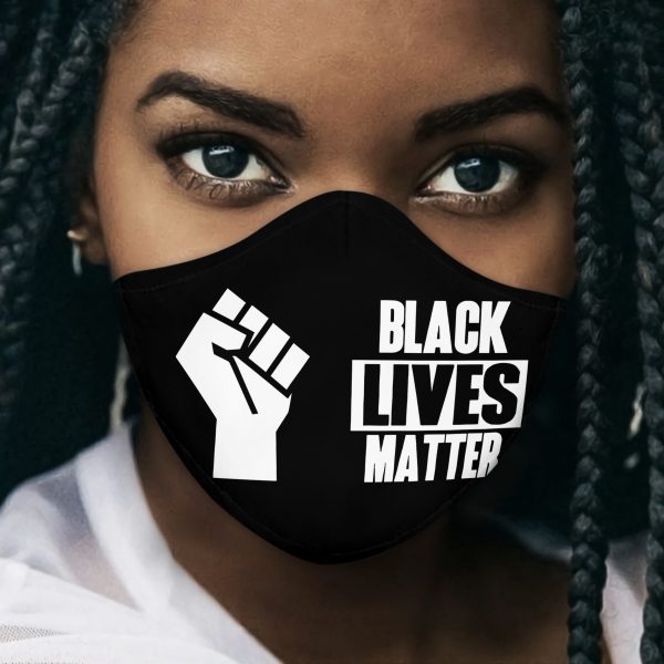 Black lives matter face mask