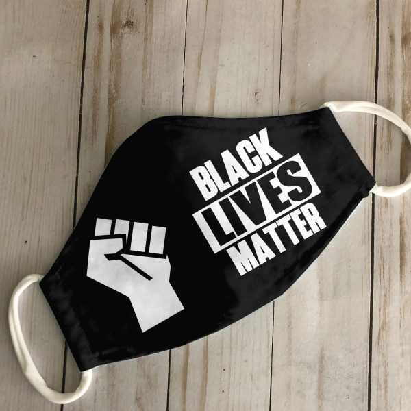 Black lives matter face mask