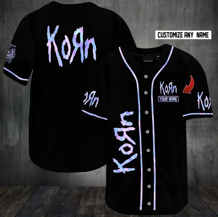 Customize name korn band hawaiian shirt