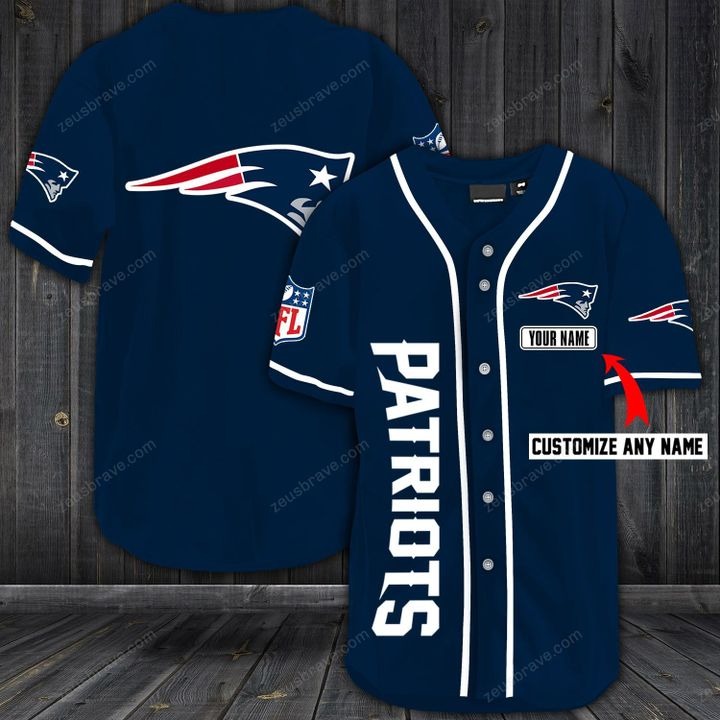 Customize name new england patriots baseball shirt – Hothot 050620