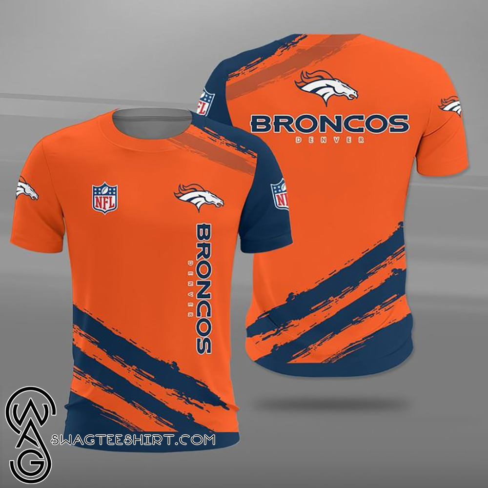Denver broncos team football full printing shirt