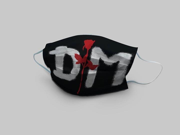 Devotee Rose DM Depeche Mode face mask