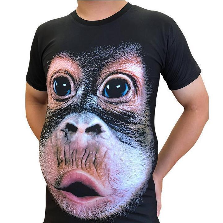 Gorilla Face 3D shirt