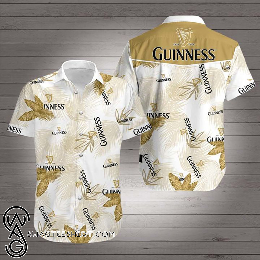 Guinness beer hawaiian shirt