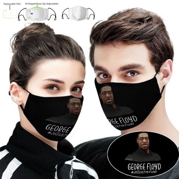 Justice for George Floyd Face Mask