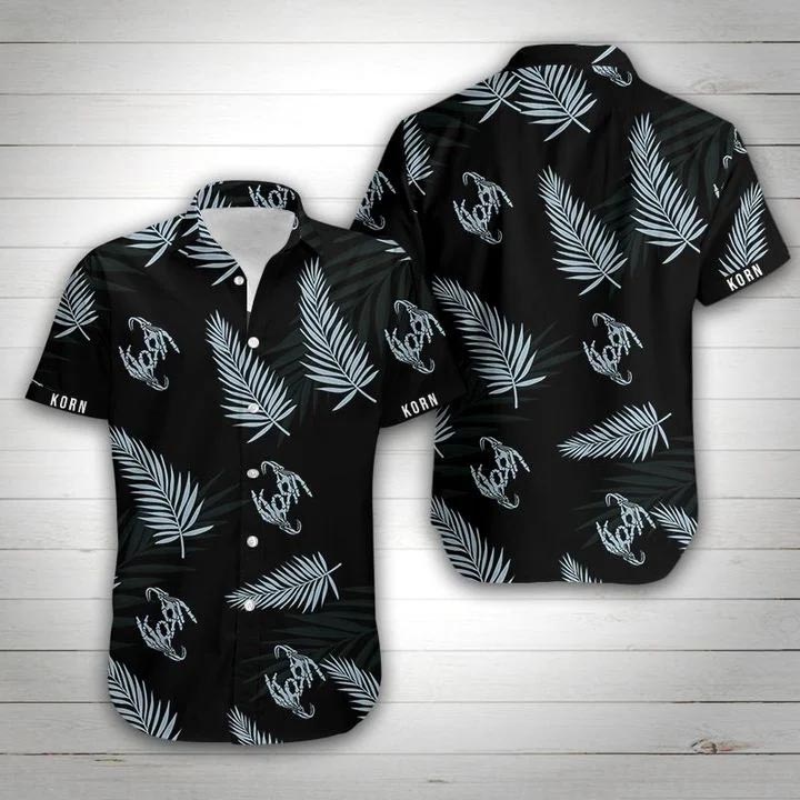 Korn band floral hawaiian shirt