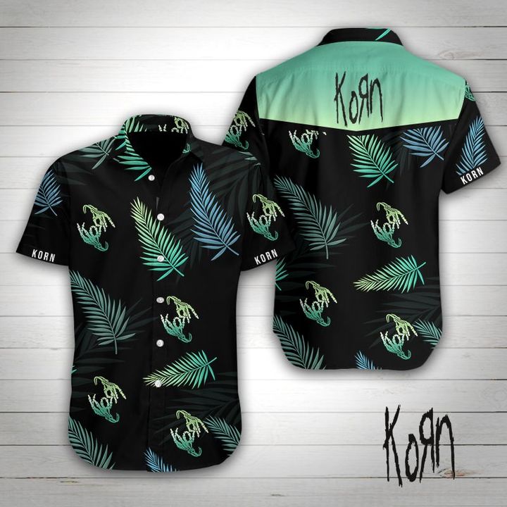 Korn rock band tropical flower hawaiian shirt – Maria