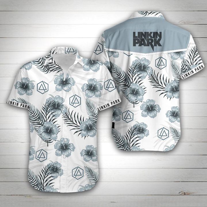 Linkin park tropical flower hawaiian shirt
