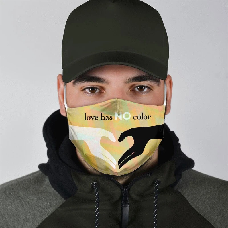 Love has no color face mask - pic 2