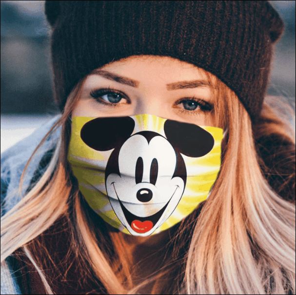 Mickey Mouse cartoon face mask