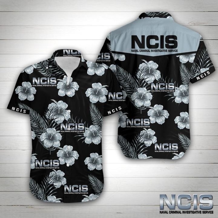NCIS tropical flower hawaiian shirt
