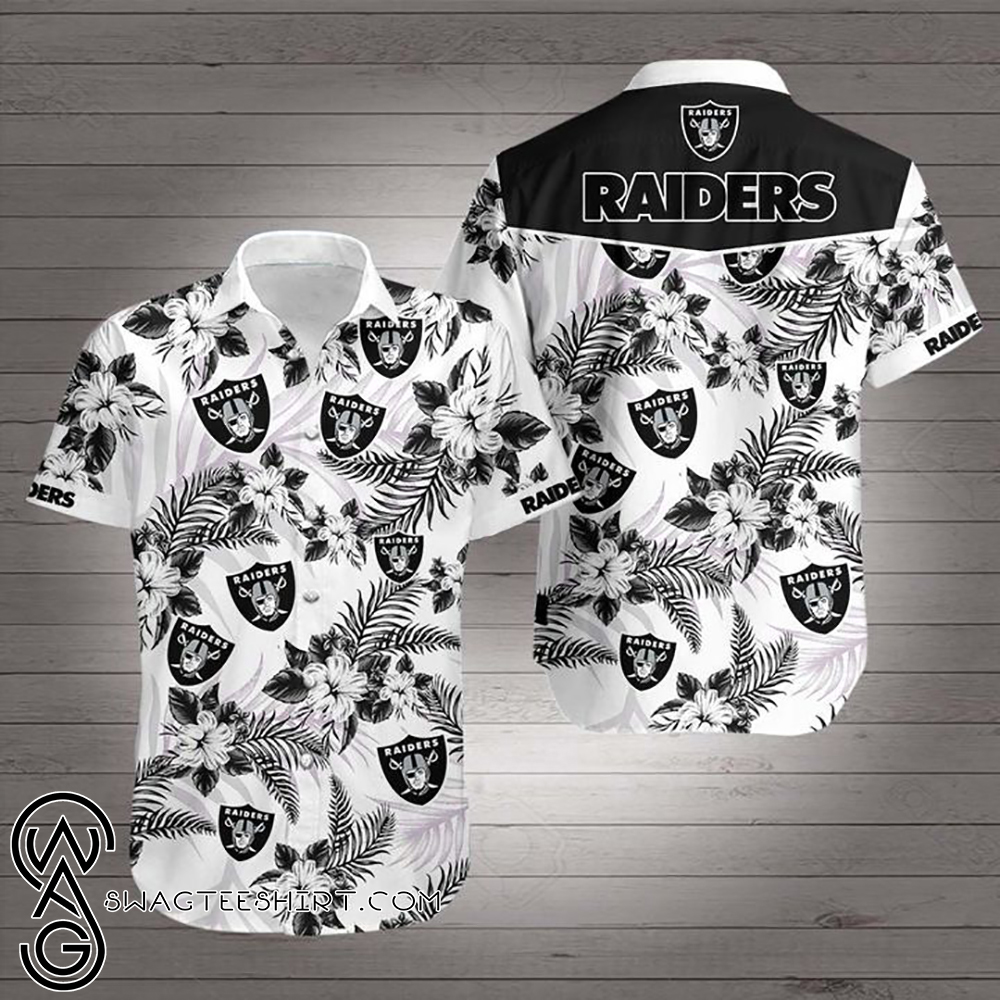 NFL oakland raiders hawaiian shirt