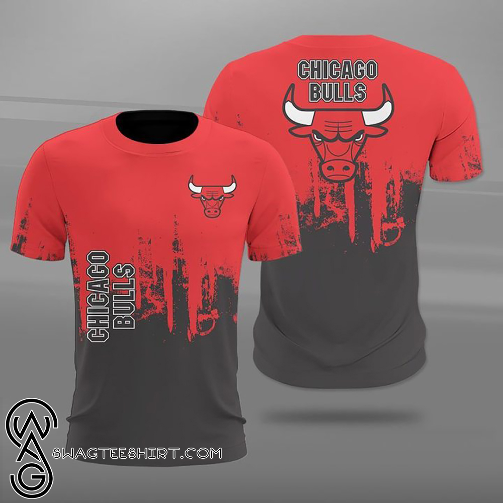 National basketball association chicago bulls full printing shirt