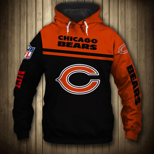 National football league chicago bears team hoodie