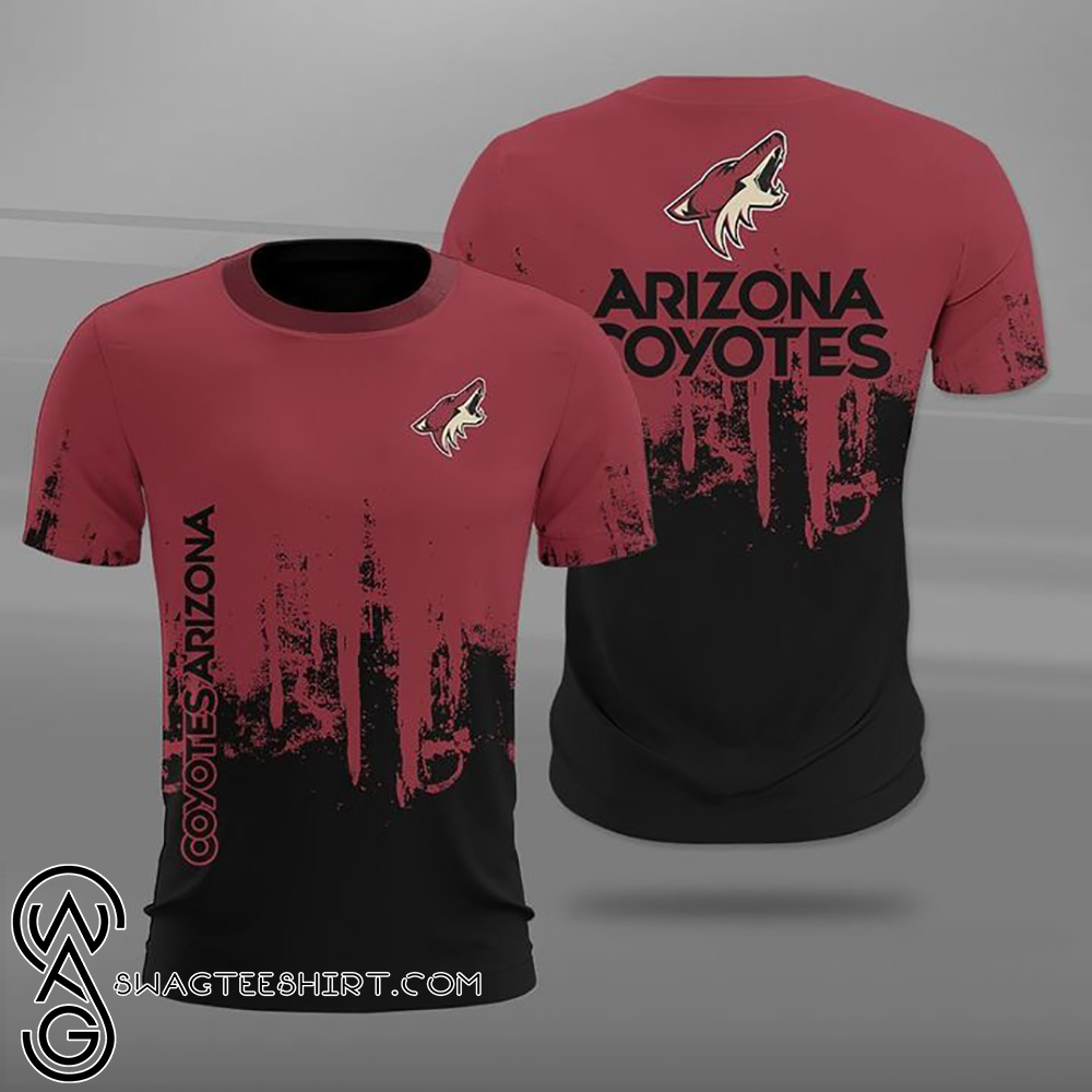 National hockey league arizona coyotes full printing shirt
