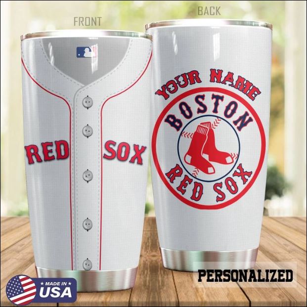 Personalized Boston Red Sox tumbler