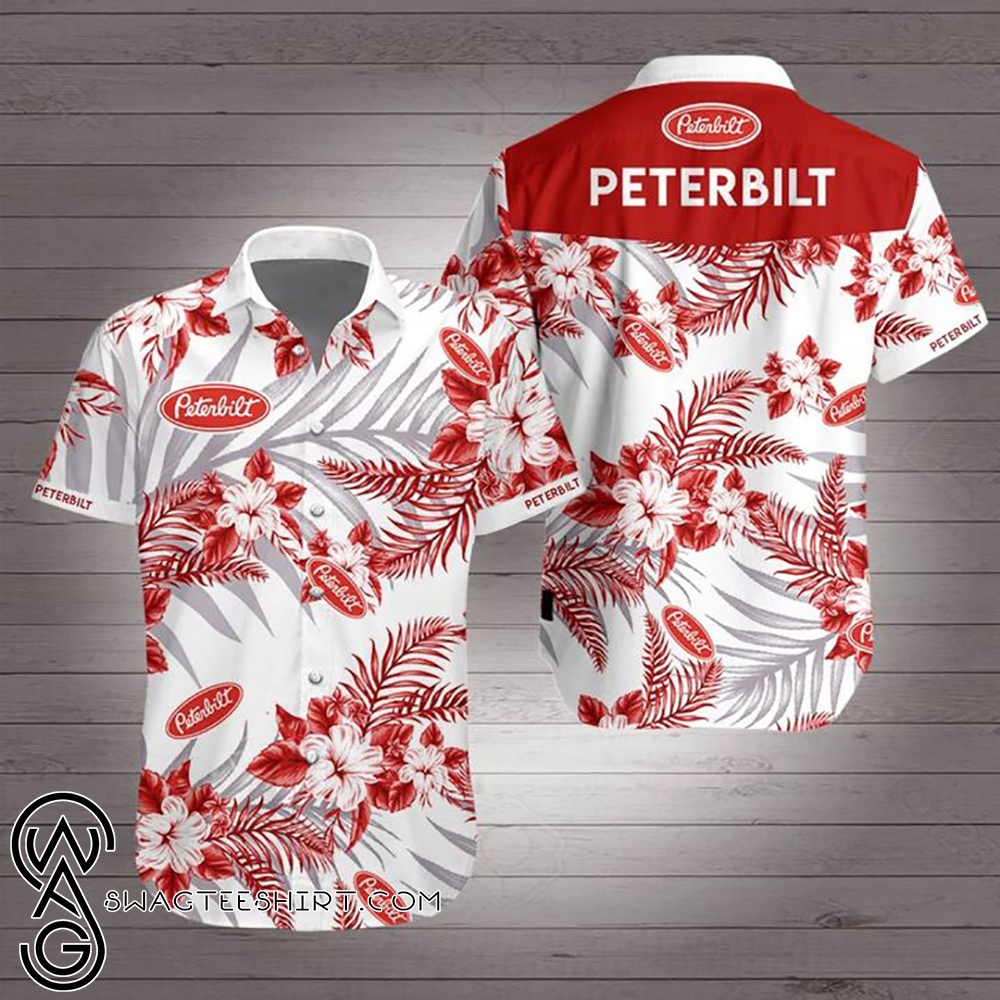 Peterbilt trucks hawaiian shirt