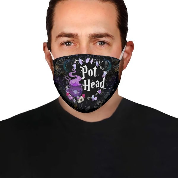Pot Head Witchcraft Wicca face mask - pic 1