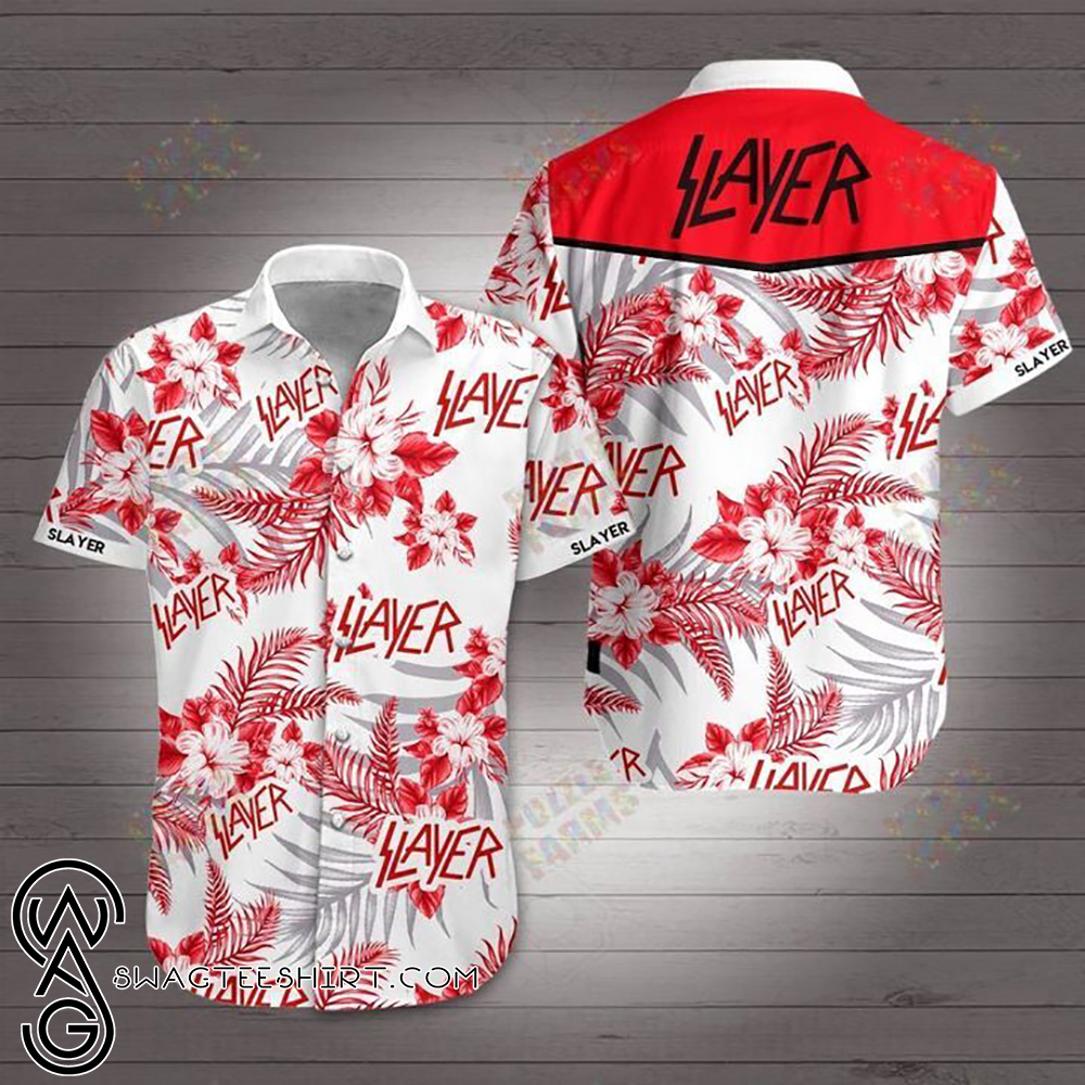 Slayer rock band hawaiian shirt – Maria