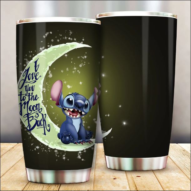Stitch i love you to the moon and back tumbler – dnstyles